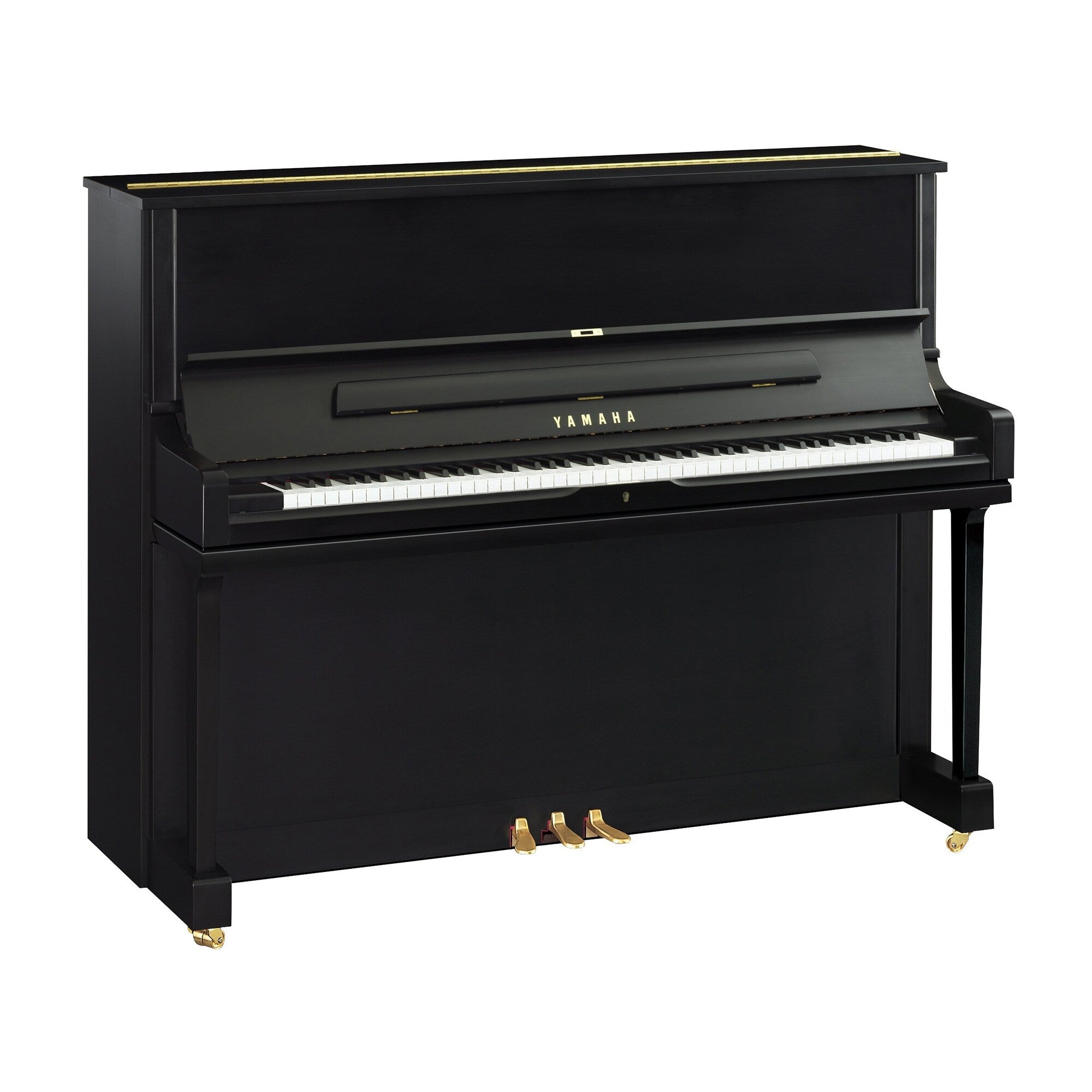 Toàn cảnh đàn piano YAMAHA YUS1 màu đen mờ satin ebony tại Tân Nhạc Cụ