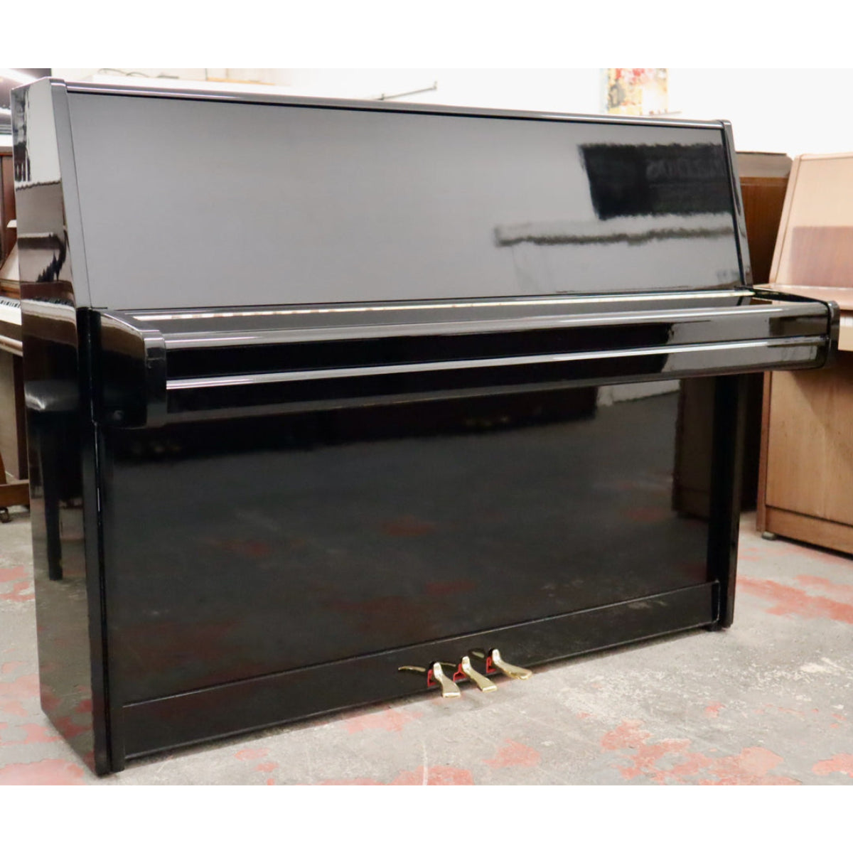 Đàn Piano Cơ Upright Yamaha P116, Polished Ebony