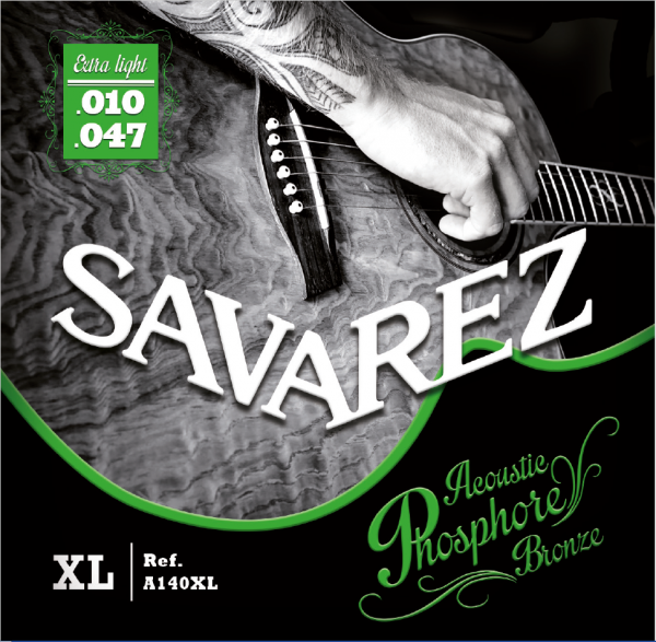 Dây Đàn Guitar Acoustic Savarez Bronze A140XL - Cỡ 10-47