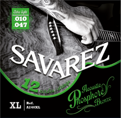 Dây Đàn Guitar Acoustic Savarez Bronze A240xL - Size 10-47