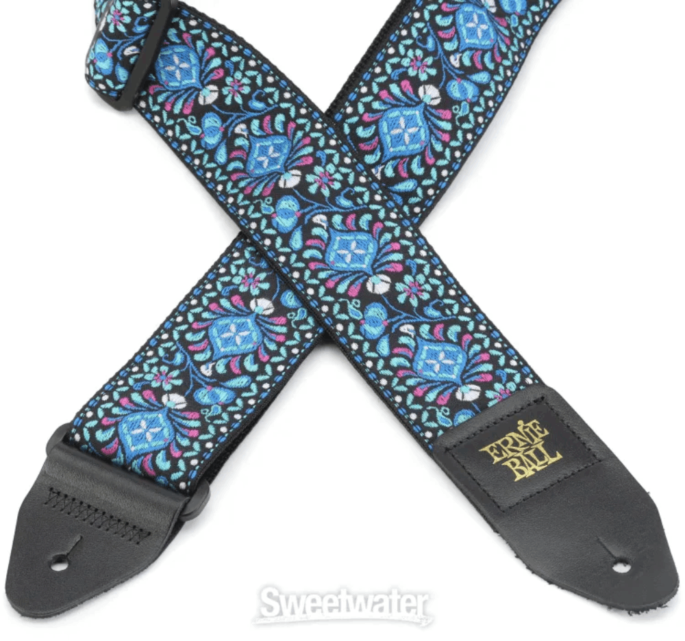 Dây Đeo Đàn Guitar Ernie Ball Indigo Orchid Jacquard