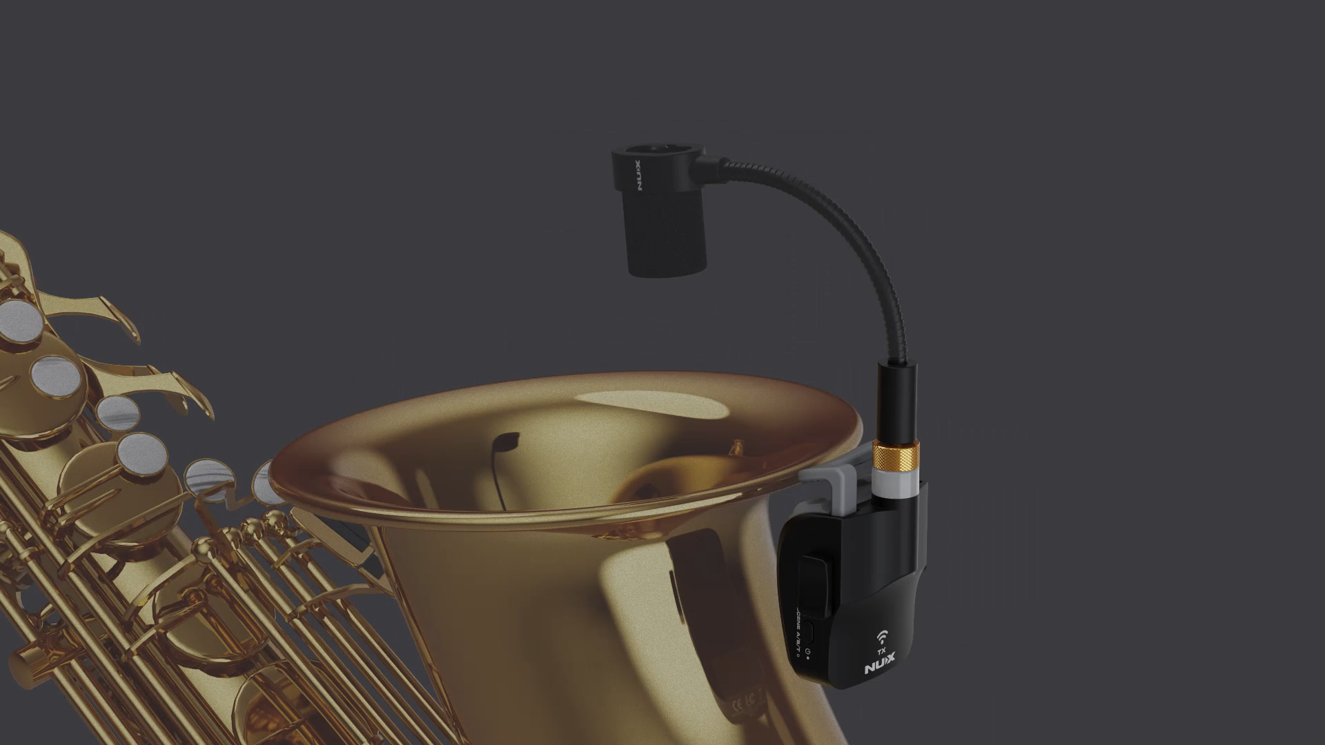 Micro Thu Phát Không Dây Cho Nhạc Cụ Hơi Micro Wireless System Nux B6