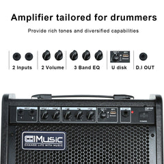 Amplifier Trống Điện Tử Coolmusic DM100