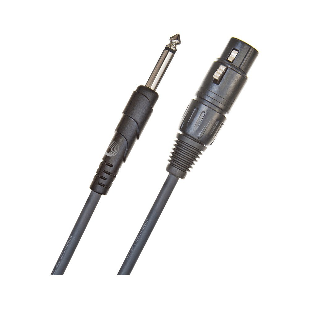 Dây Cáp Micro D'Addario Classic Series XLR - Jack 6.35 PW-CGMIC – PW-CGMIC-25