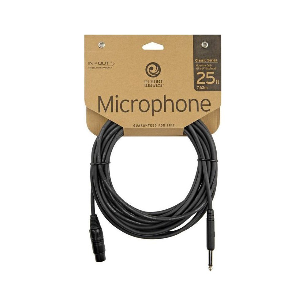 Dây Cáp Micro D'Addario Classic Series XLR - Jack 6.35 PW-CGMIC – PW-CGMIC-25