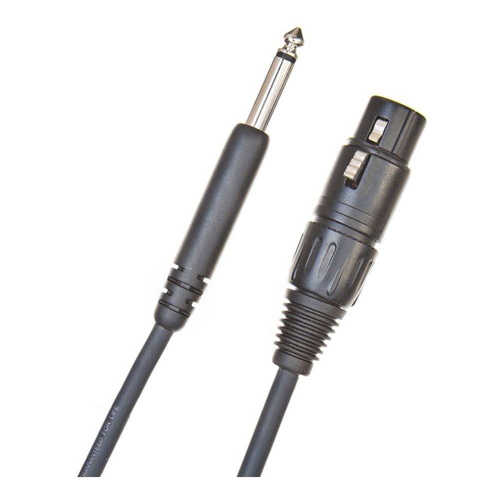 Dây Cáp Micro D'Addario Classic Series XLR - Jack 6.35 PW-CGMIC – PW-CGMIC-25