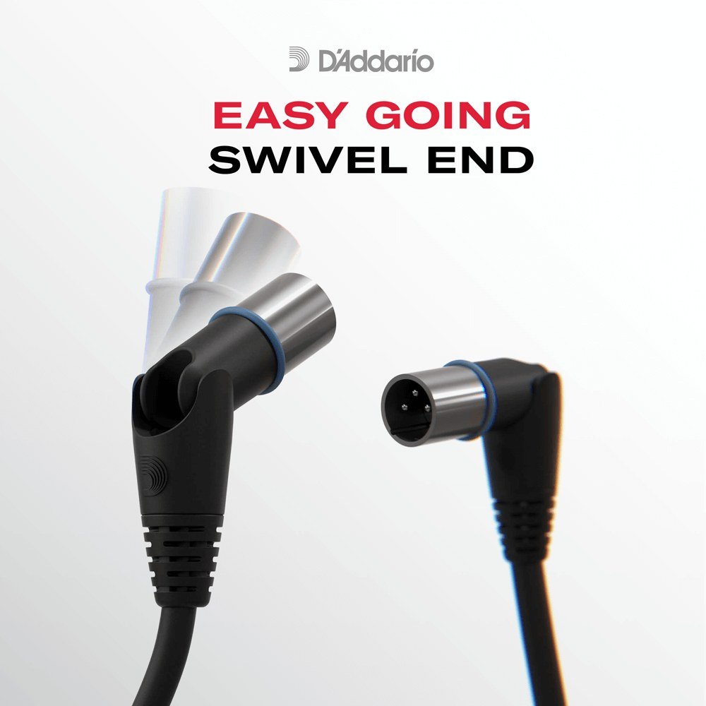 Dây Cáp Micro D'Addario Custom Series Swivel XLR PW-MS – ảnh chi tiết 5