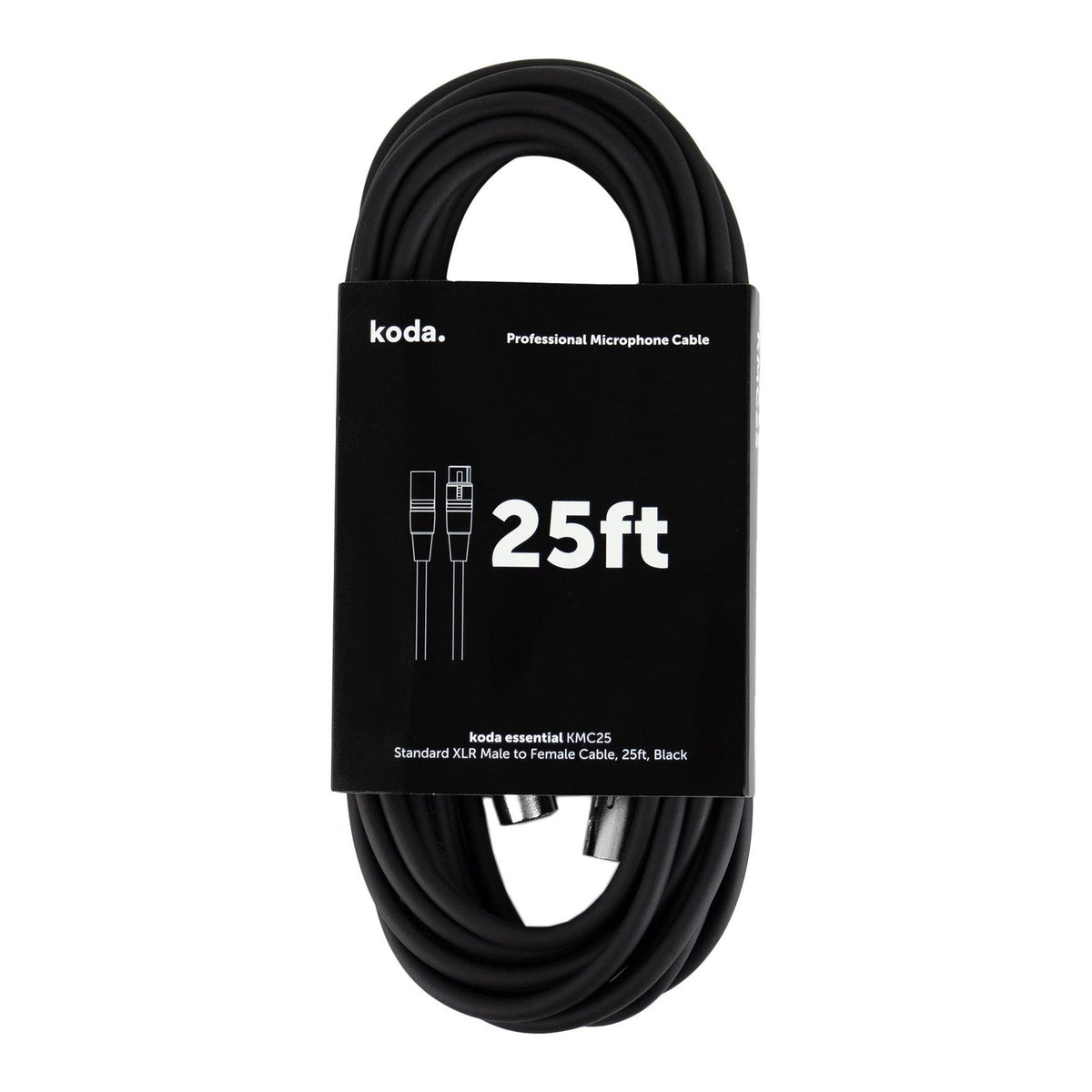 Dây Cáp Micro XLR koda essential KMC – 7,6m (25ft)