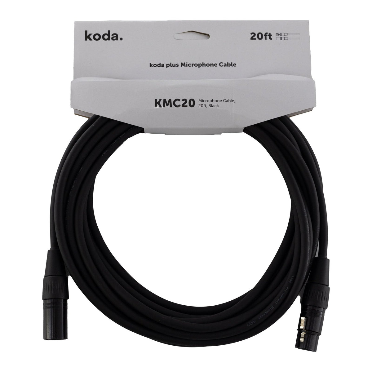 Dây Cáp Micro XLR koda plus KMC – 6,1m (20ft)