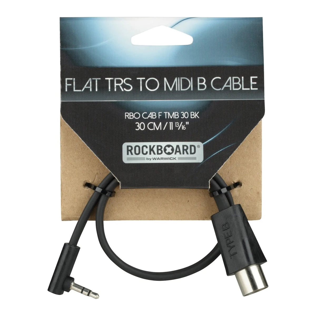 Dây Cáp MIDI RockBoard Flat Mini TRS - MIDI (Type A / Type B) – MIDI DIN 5 - TRS 3.5mm vuông (Type B)
