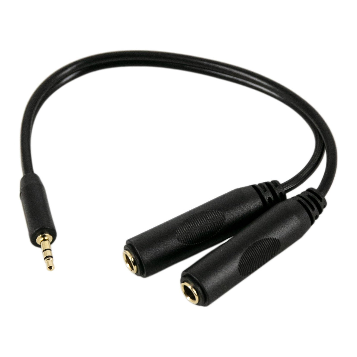 Dây Cáp Tín Hiệu koda essential 3.5mm - 2 Jack 6.35 – Dây ngắn (đầu cái), 3.5mm TRS đực - 2 jack 6,35 TS cái