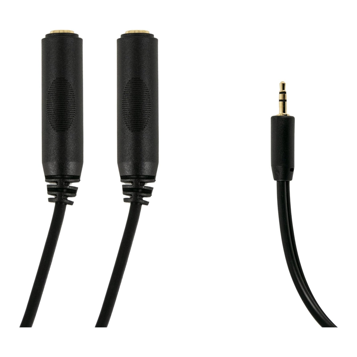 Dây Cáp Tín Hiệu koda essential 3.5mm - 2 Jack 6.35 – Dây ngắn (đầu cái), 3.5mm TRS đực - 2 jack 6,35 TS cái