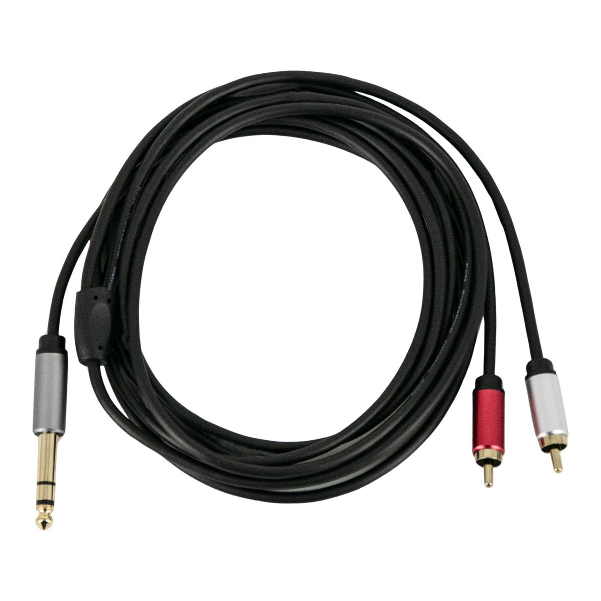 Dây Cáp Tín Hiệu koda essential TRS 6.35 - 2 RCA – 3m (10ft)