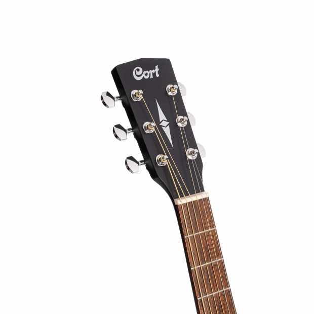 Đàn Guitar Acoustic Cort Earth60M, Open Pore Trans Black Burst