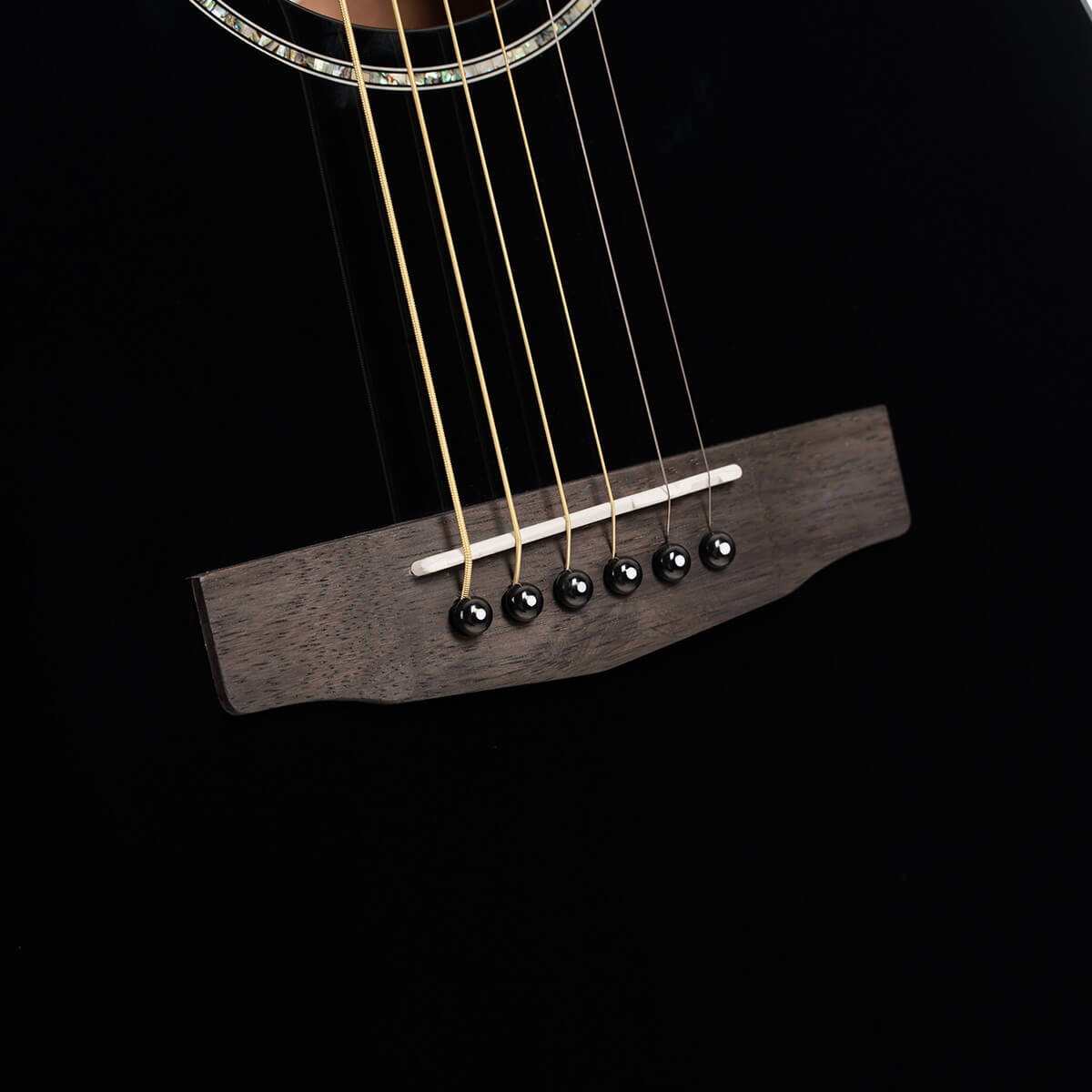 Đàn Guitar Acoustic Earth60CE, Black Gloss