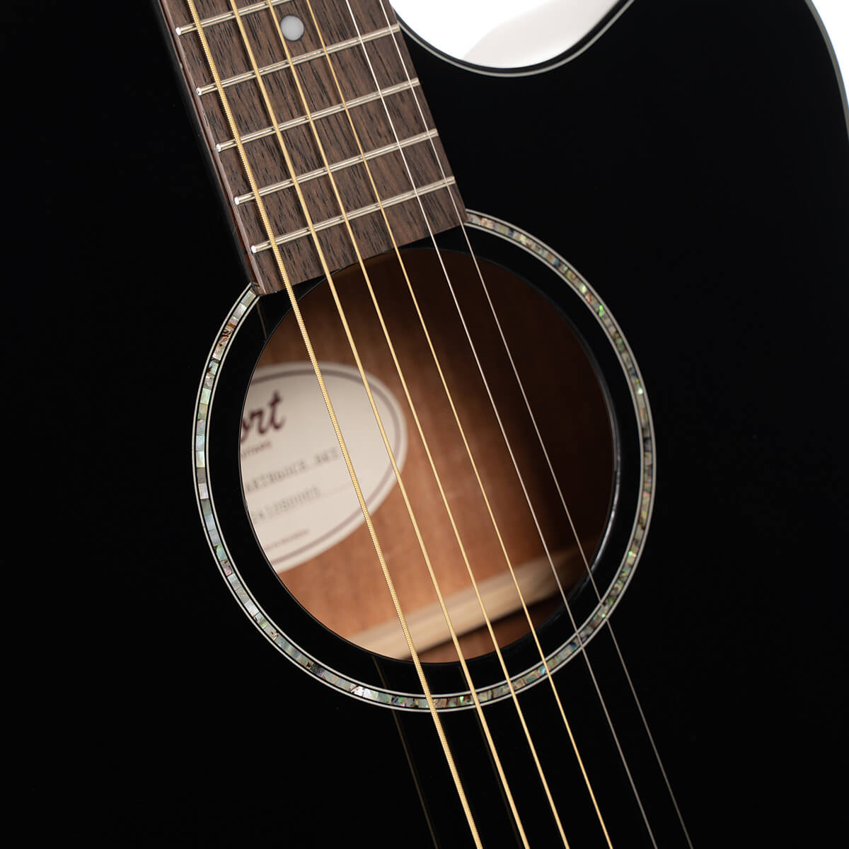 Đàn Guitar Acoustic Earth60CE, Black Gloss