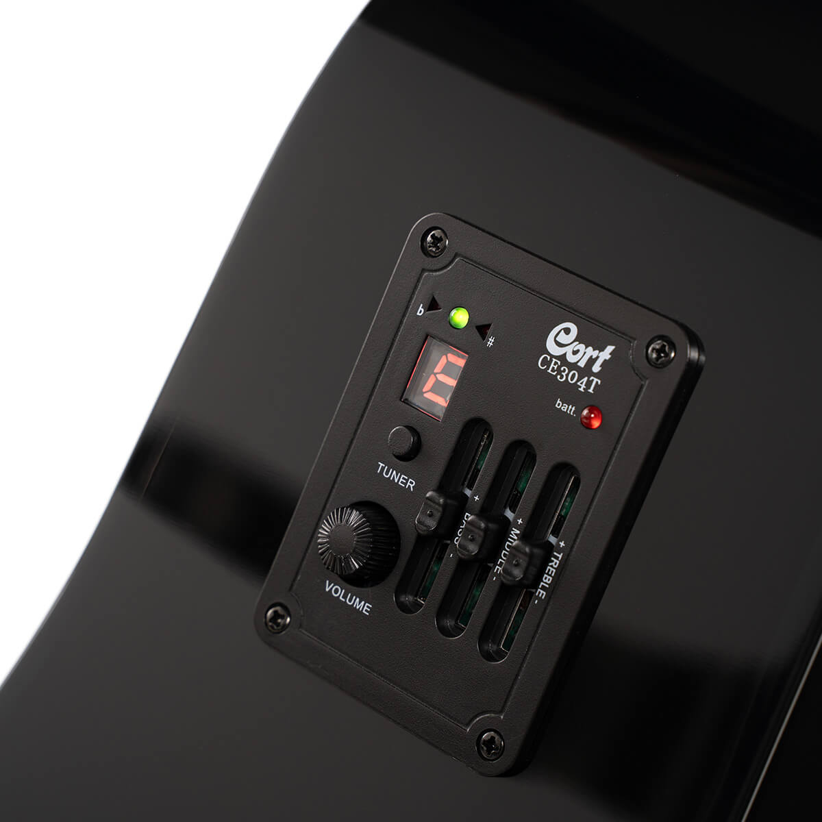 Đàn Guitar Acoustic Earth60CE, Black Gloss