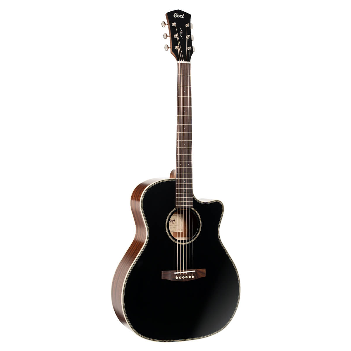Đàn Guitar Acoustic Essence-GA4, Black Top Semi Gloss