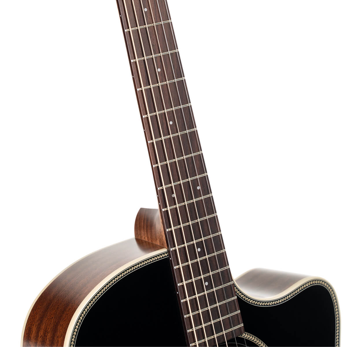 Đàn Guitar Acoustic Essence-GA4, Black Top Semi Gloss