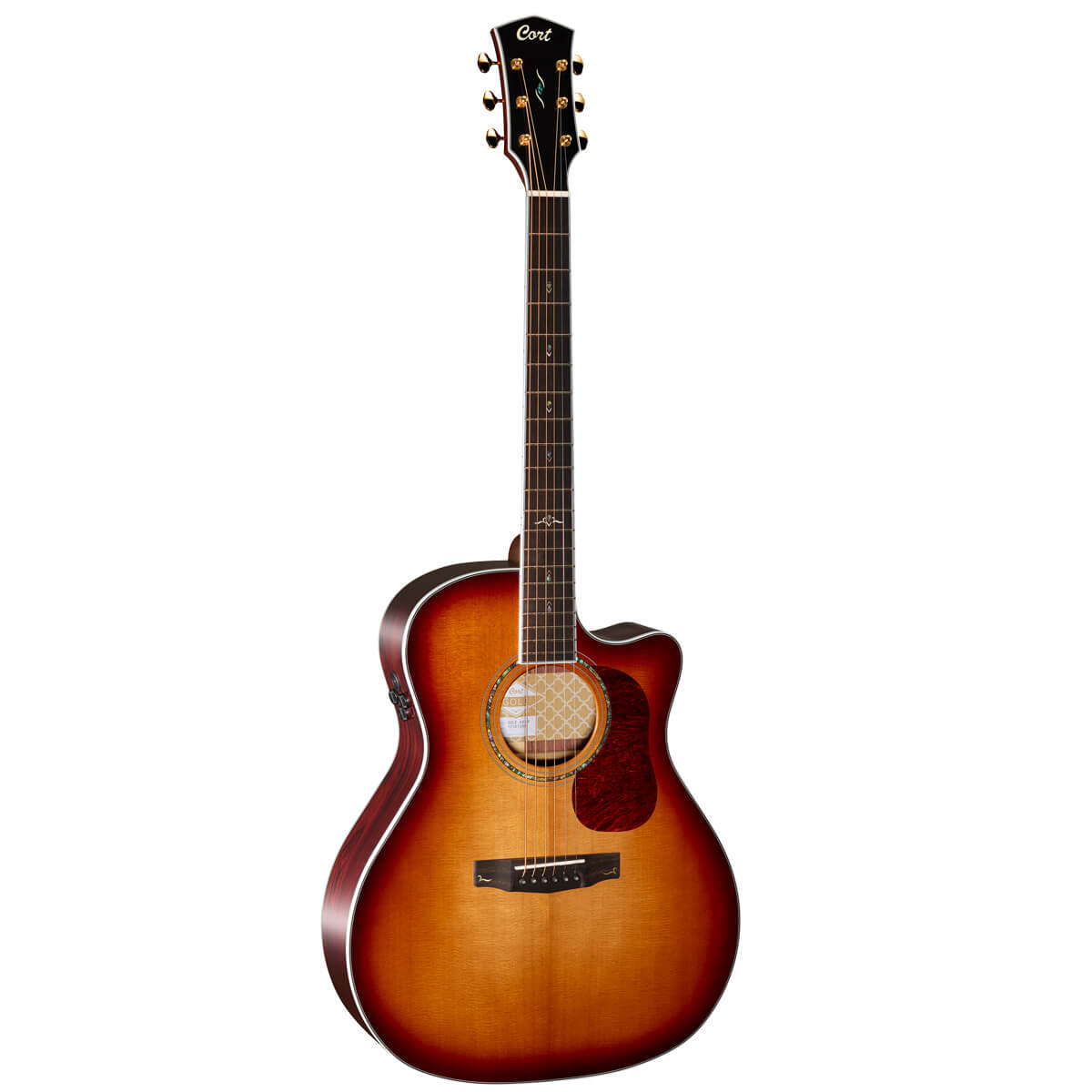Đàn Guitar Acoustic Cort Gold-A8, Light Burst
