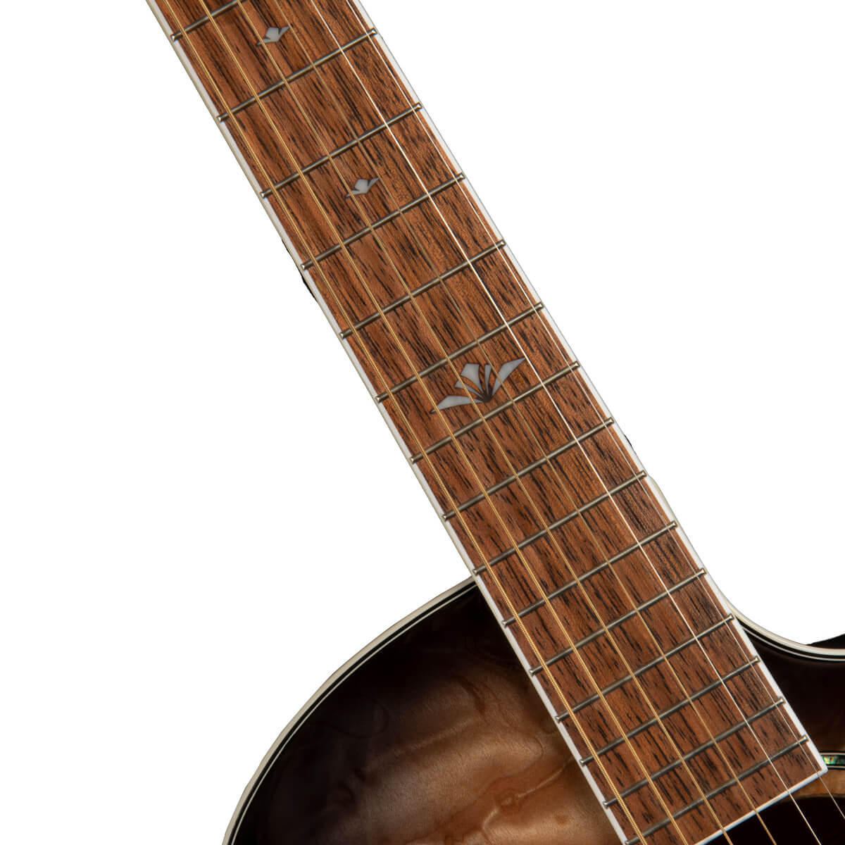 Đàn Guitar Acoustic Cort GA-QF, Trans Black Burst