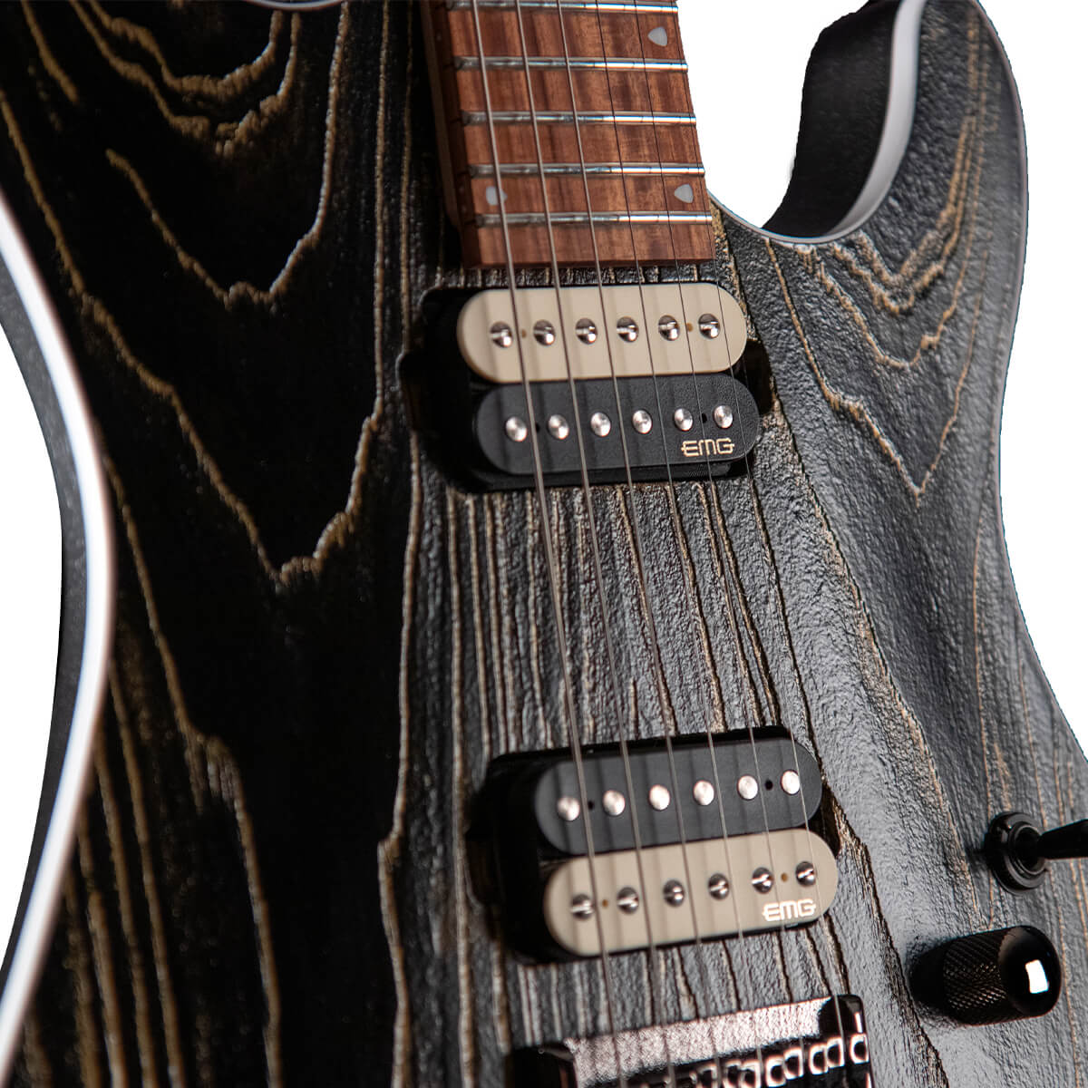 Đàn Guitar Điện Cort KX300 Etched, Etched Black Gold