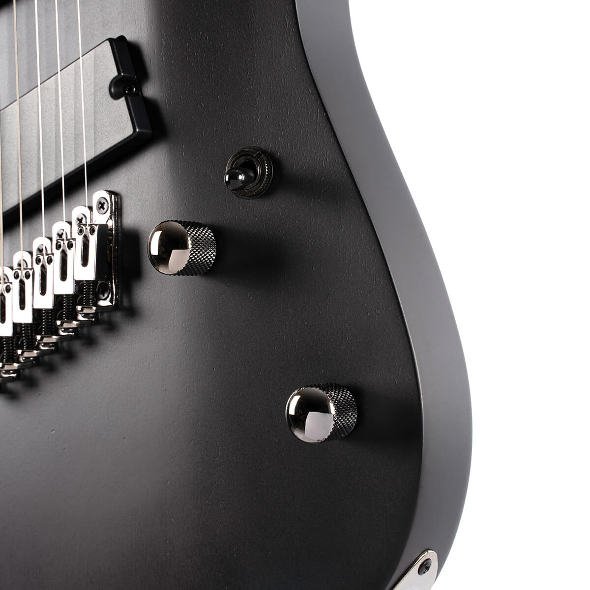 Đàn Guitar Điện Cort KX307 Multi Scale, Open Pore Black