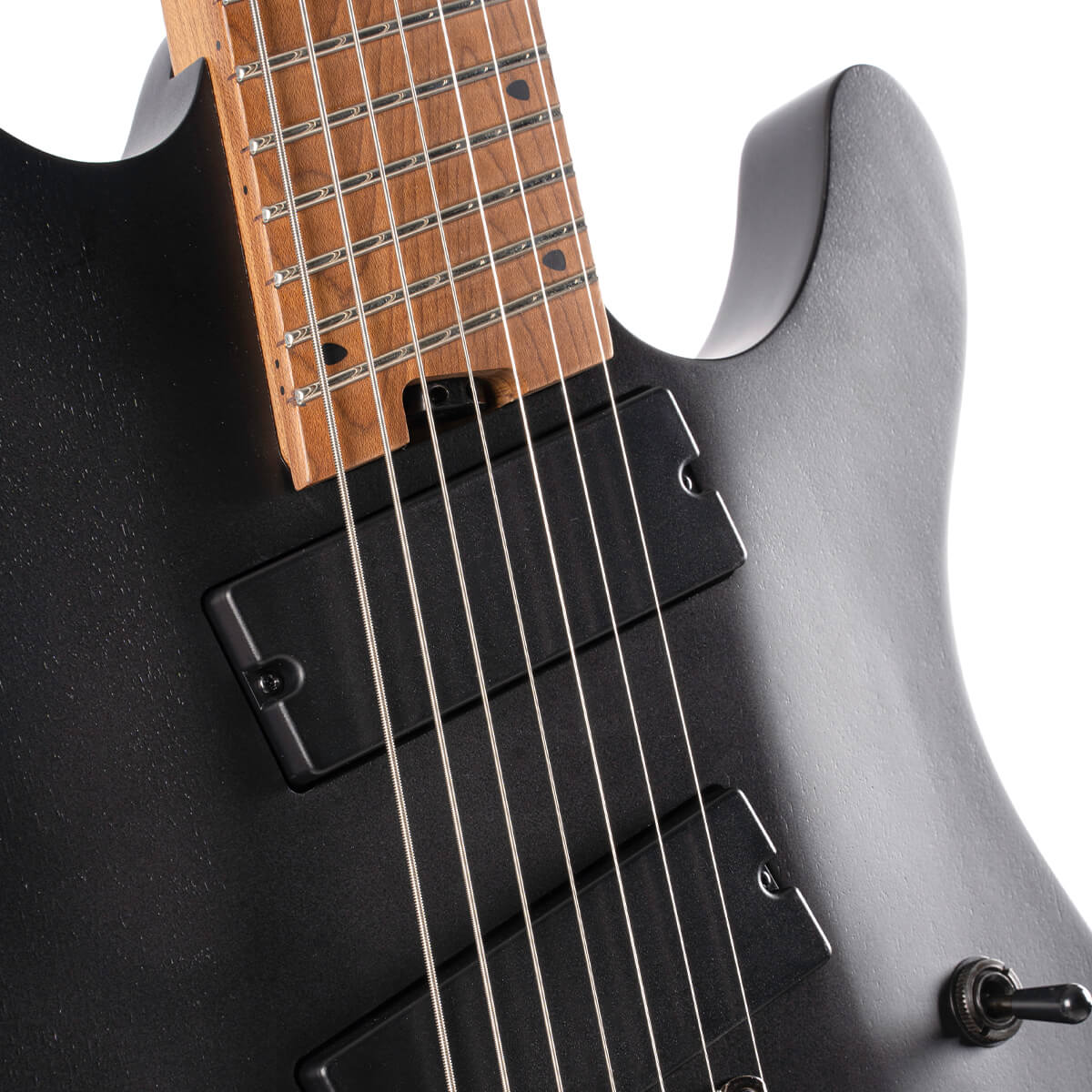 Đàn Guitar Điện Cort KX307 Multi Scale, Open Pore Black