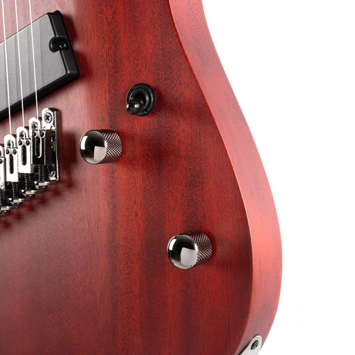 Đàn Guitar Điện Cort KX307 Multi Scale, Open Pore Mahogany