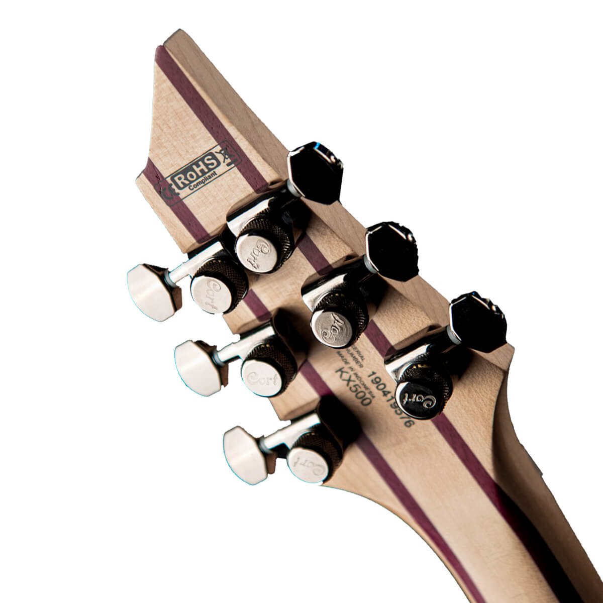 Đàn Guitar Điện Cort KX500 Etched, Etched Black