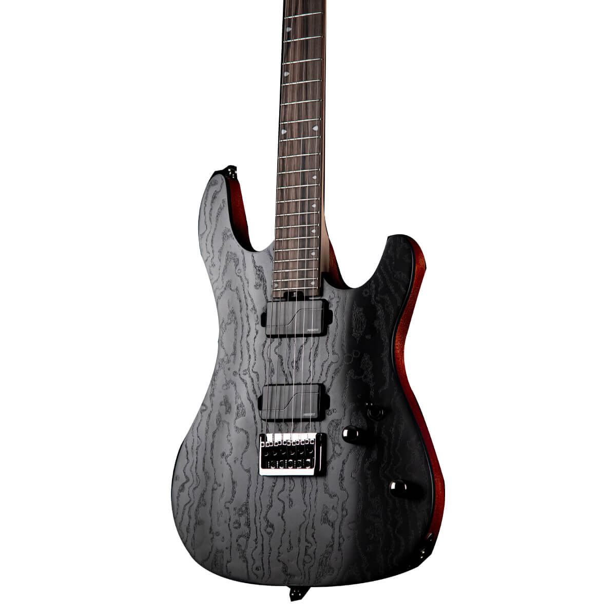 Đàn Guitar Điện Cort KX500 Etched, Etched Black