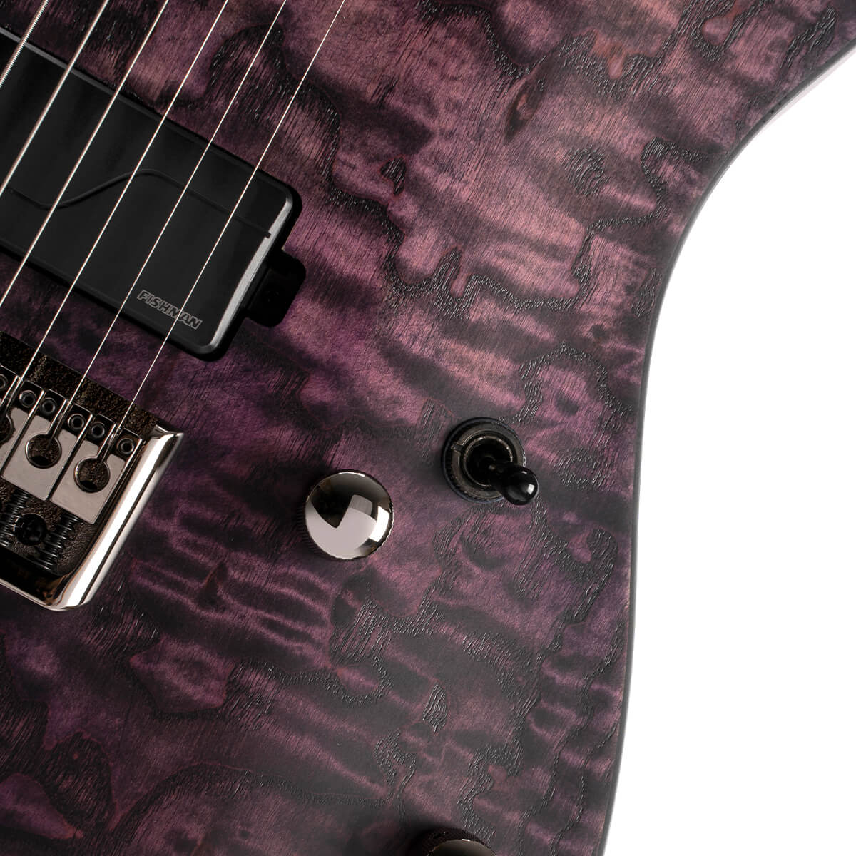 Đàn Guitar Điện Cort KX500 Etched, Etched Deep Violet