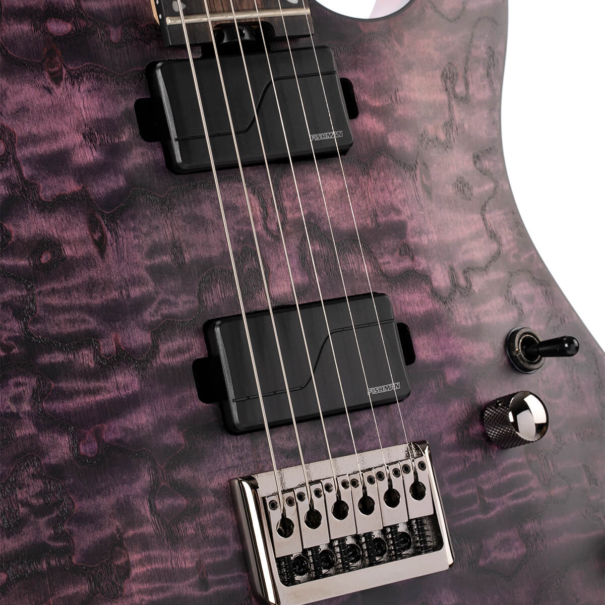 Đàn Guitar Điện Cort KX500 Etched, Etched Deep Violet