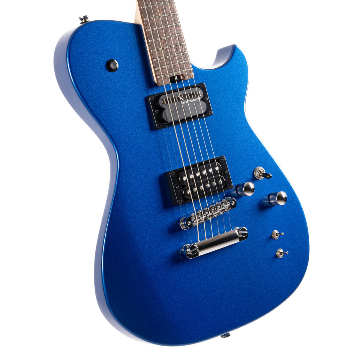 Đàn Guitar Điện Cort MBM-2 Sustainiac, Meta Blue
