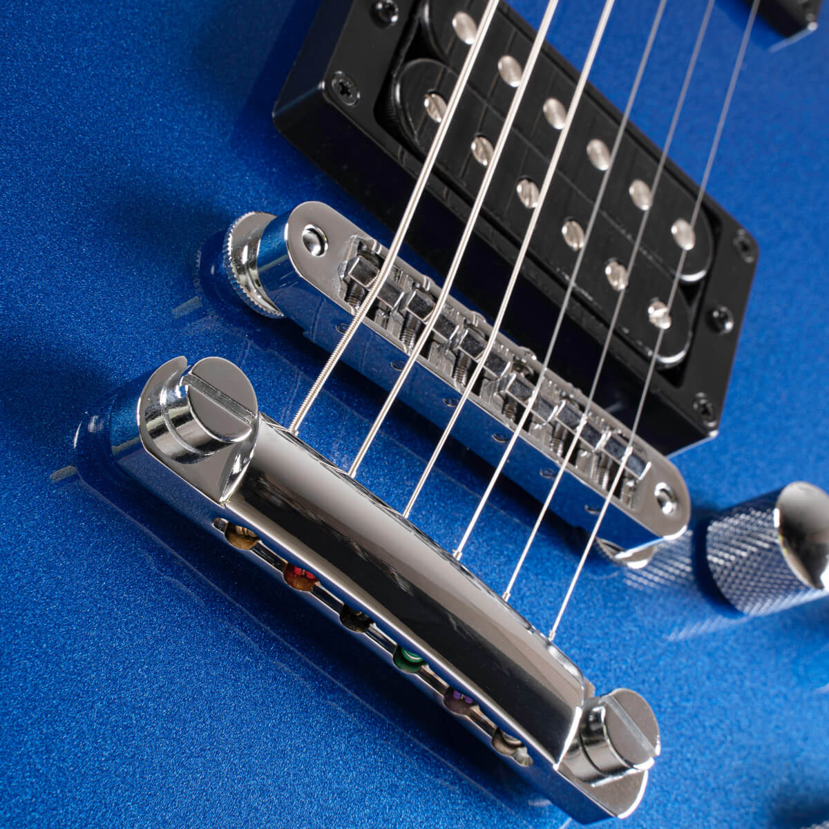Đàn Guitar Điện Cort MBM-2 Sustainiac, Meta Blue