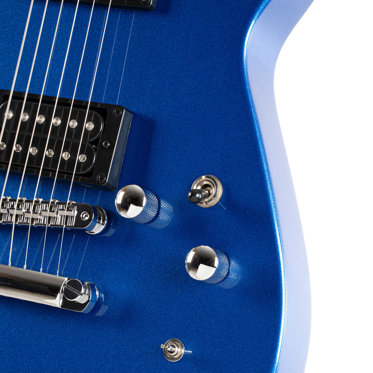 Đàn Guitar Điện Cort MBM-2 Sustainiac, Meta Blue