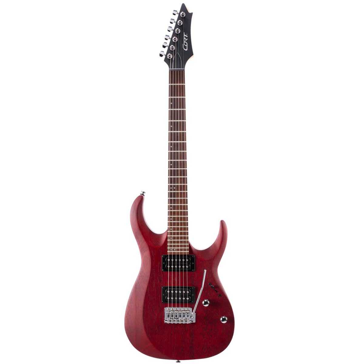 Đàn Guitar Điện Cort X100, Open Pore Black Cherry