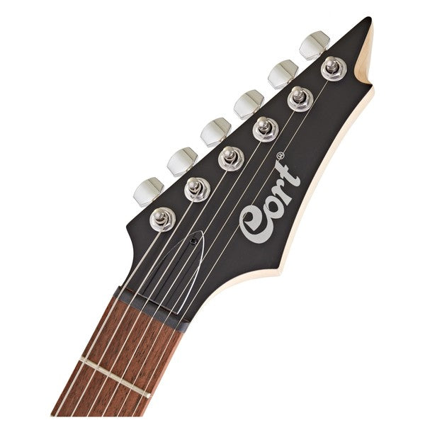 Đàn Guitar Điện Cort X100, Open Pore Black Cherry Burst