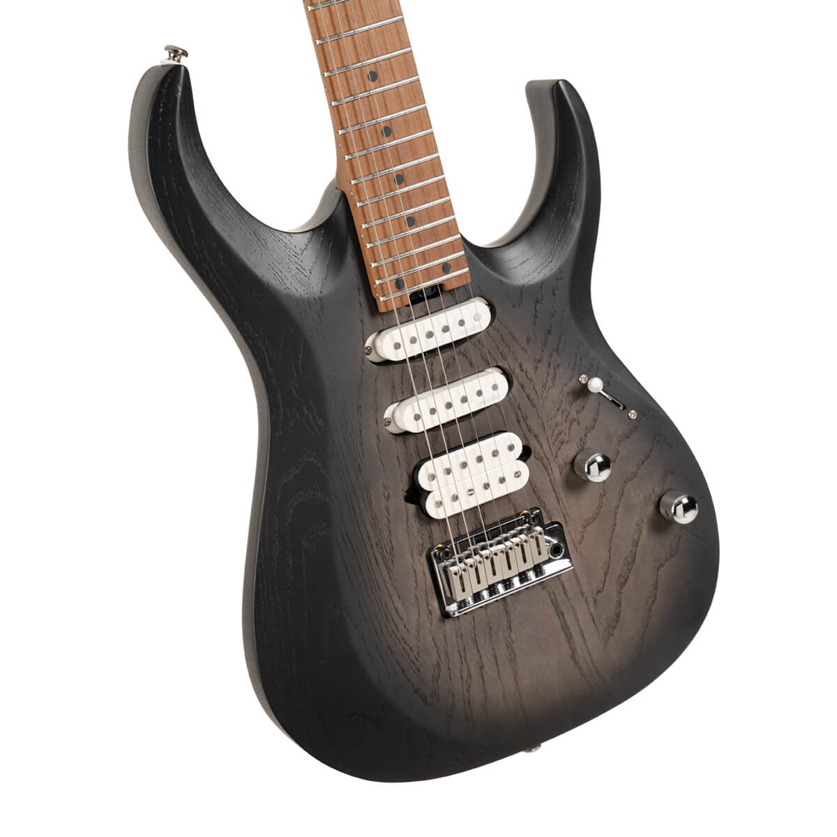 Đàn Guitar Điện Cort X700 Triality, Open Pore Black Burst