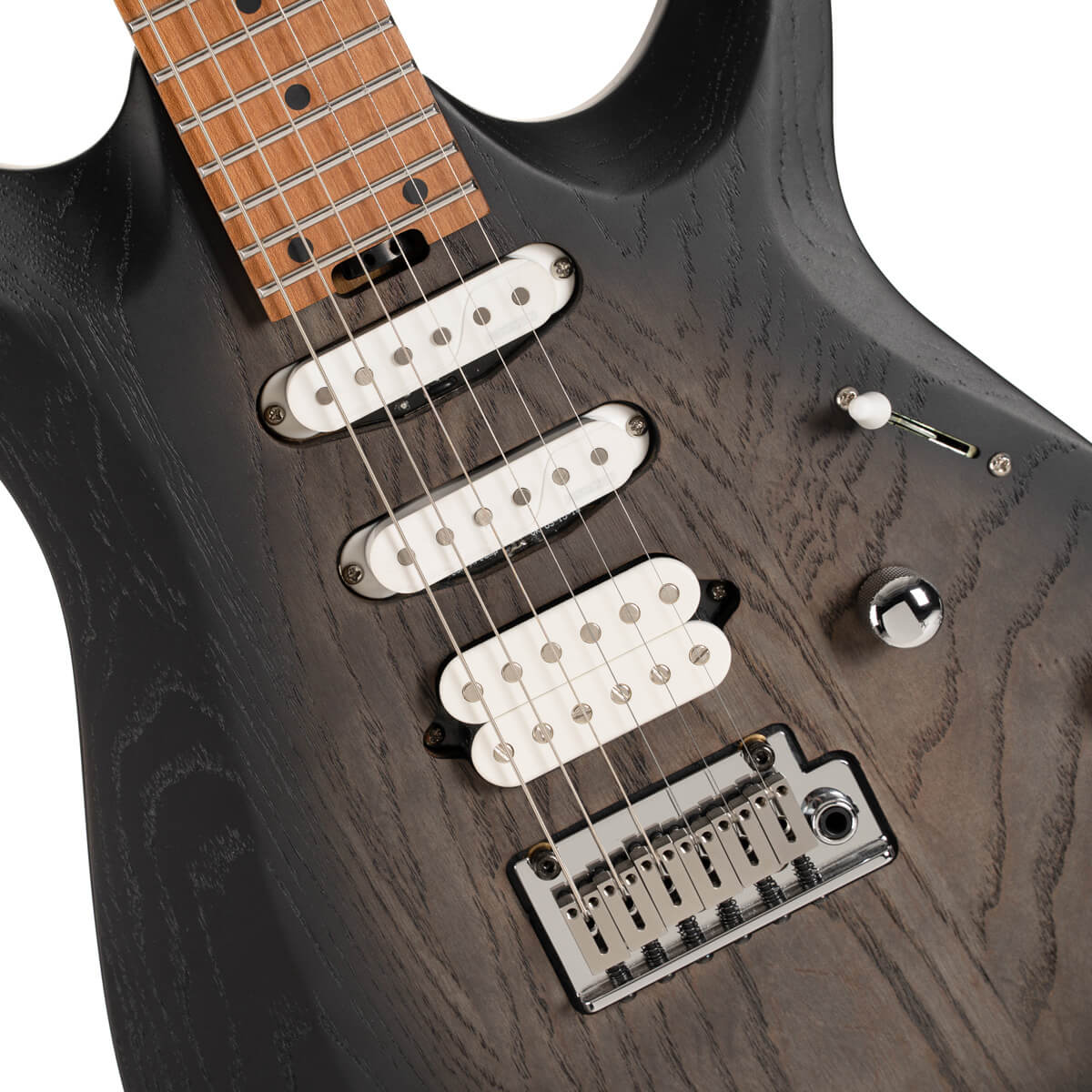 Đàn Guitar Điện Cort X700 Triality, Open Pore Black Burst