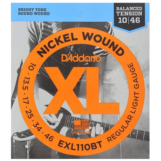 Dây Đàn Guitar Điện D'Addario EXL110BT 10-46 Balanced Tension