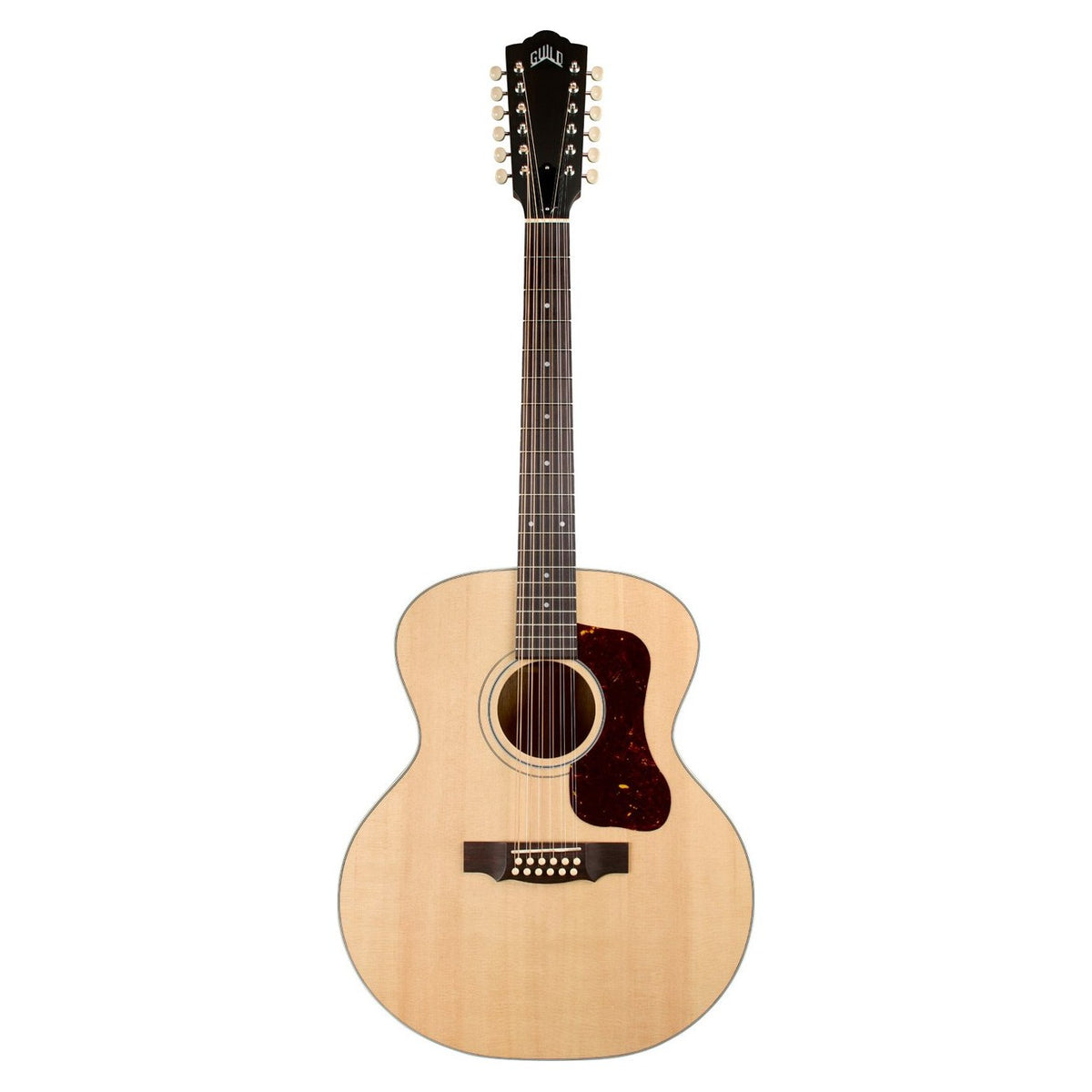 Đàn guitar acoustic 12 dây Guild F-412 Standard màu Natural – mặt trước toàn thân