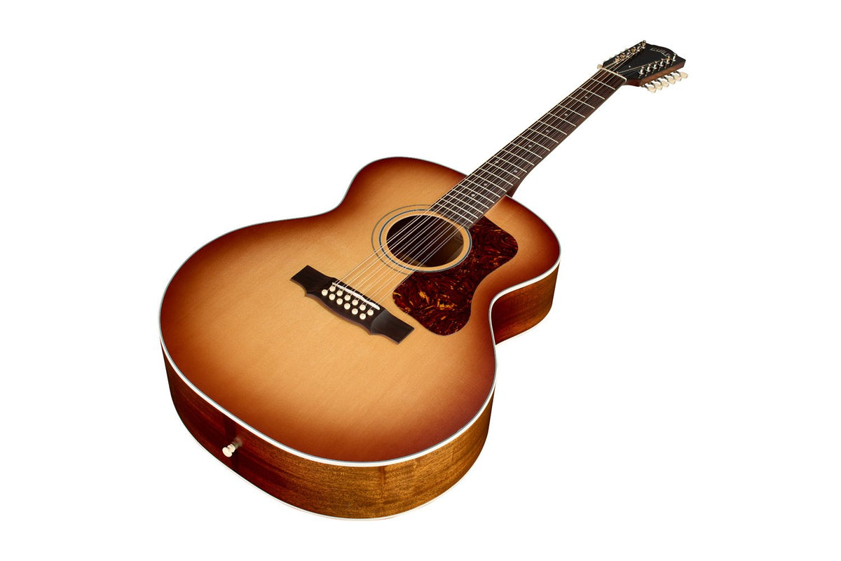 Đàn guitar acoustic 12 dây Guild F-412 Standard màu Pacific Sunset Burst – cận thùng đàn mặt trước