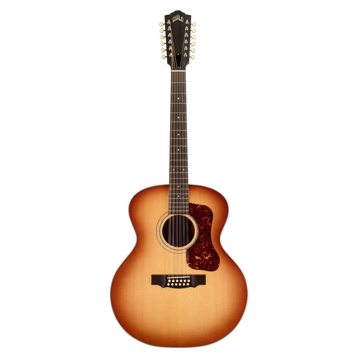 Đàn guitar acoustic 12 dây Guild F-412 Standard màu Pacific Sunset Burst – mặt trước toàn thân