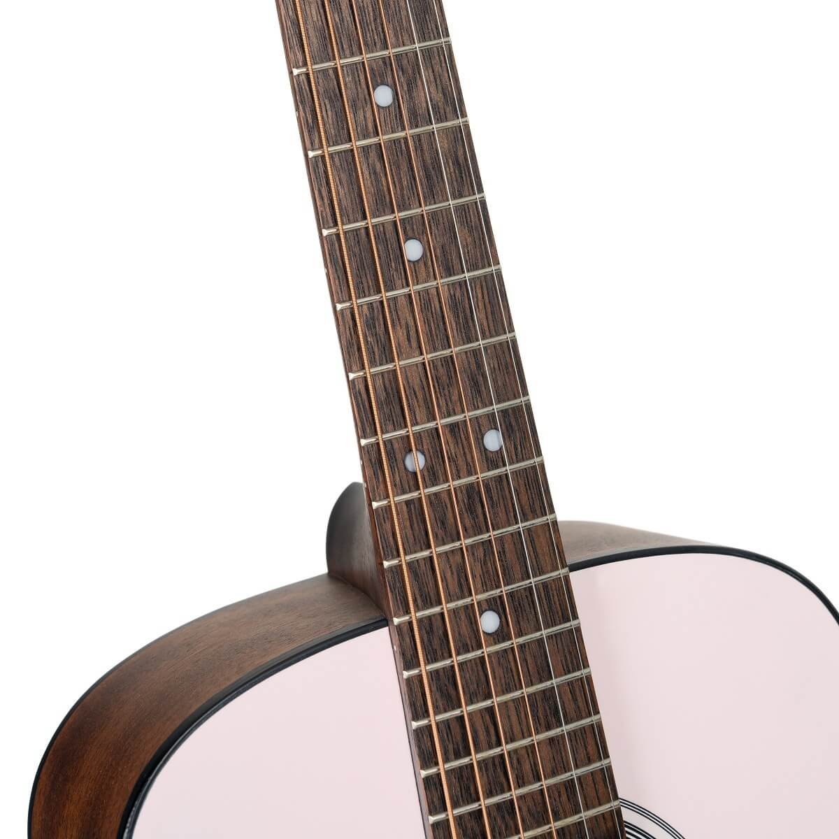 Đàn guitar acoustic Cort AD Mini màu Open Pore Ivory – cận cần đàn và mặt phím