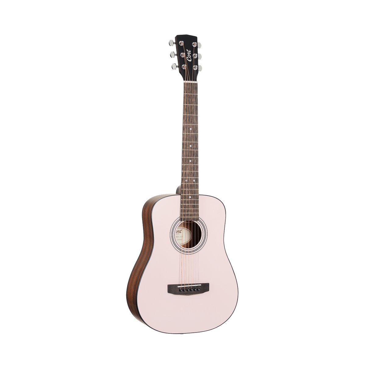 Đàn guitar acoustic Cort AD Mini màu Open Pore Ivory – mặt trước toàn thân