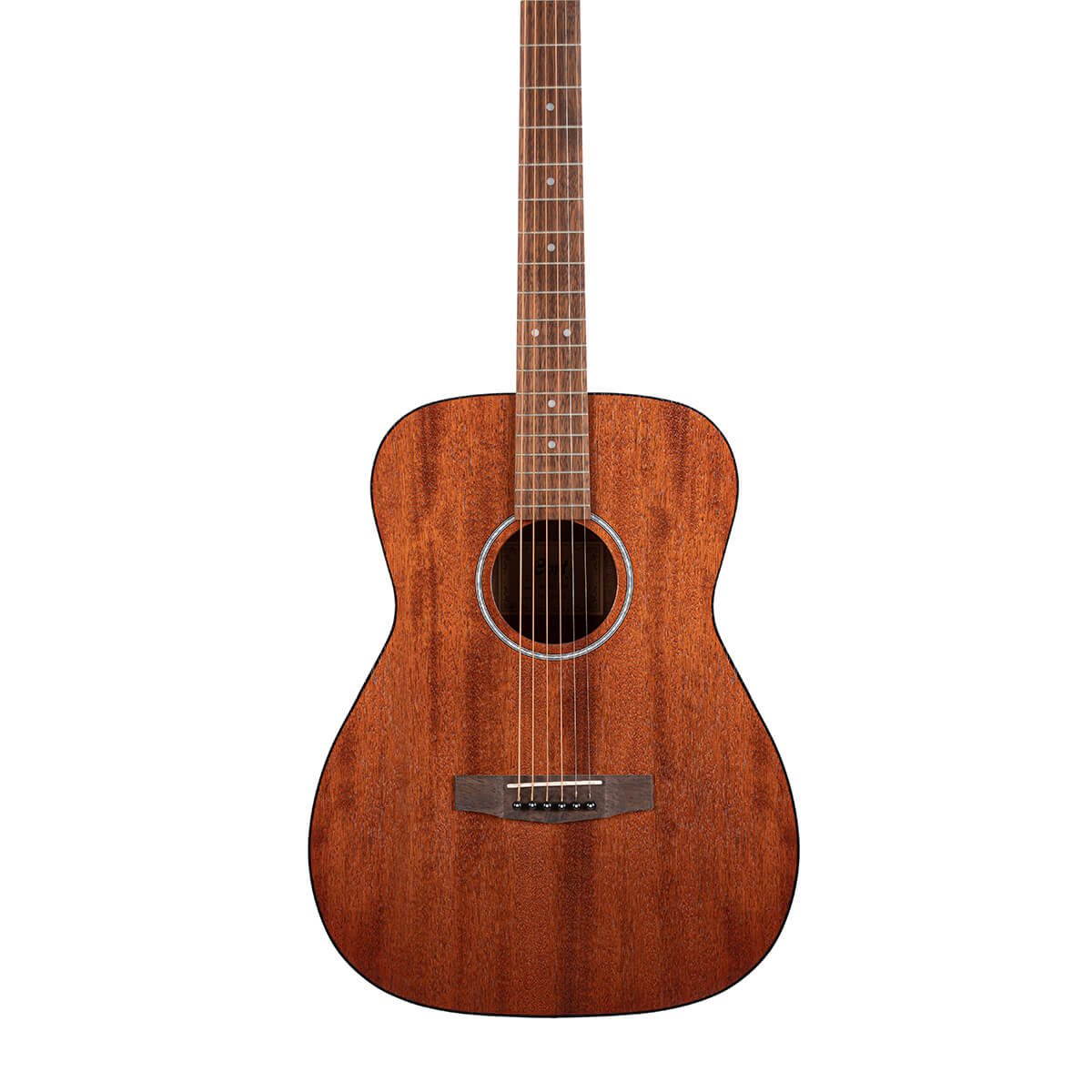 Đàn guitar acoustic Cort AF510M màu Open Pore – góc nghiêng 3/4 toàn thân