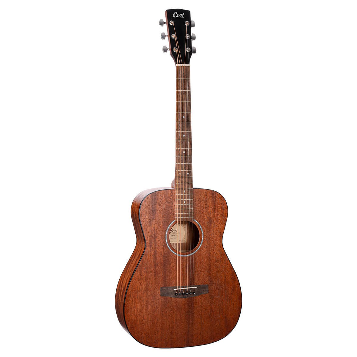 Đàn guitar acoustic Cort AF510M màu Open Pore – mặt trước toàn thân
