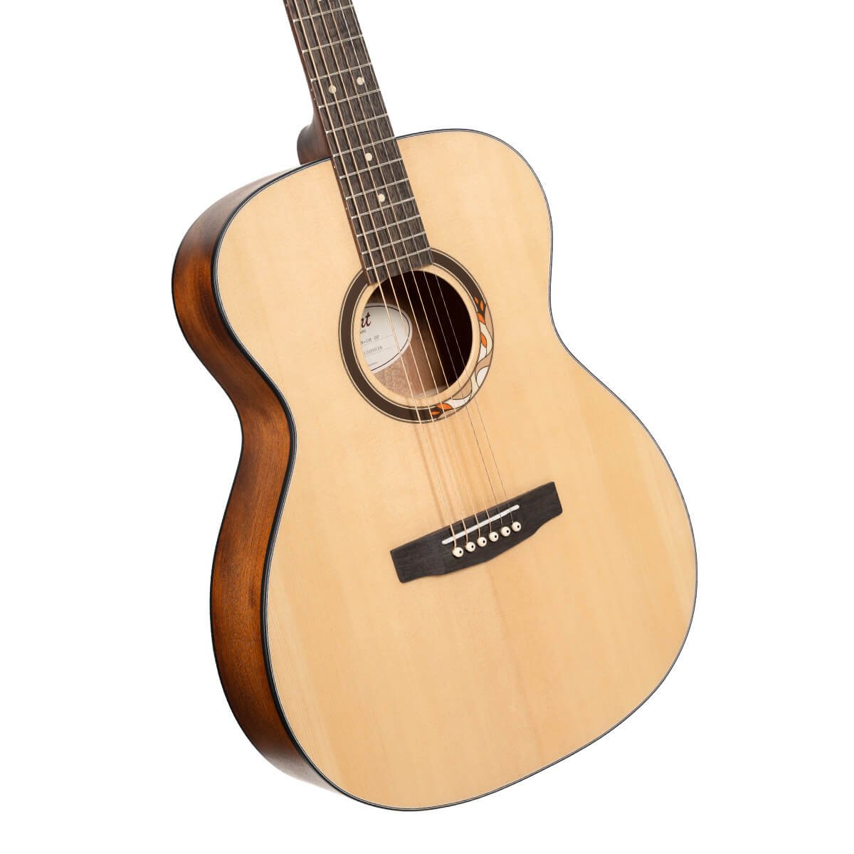 Đàn guitar acoustic Cort Arium màu Open Pore – góc nghiêng 3/4 toàn thân