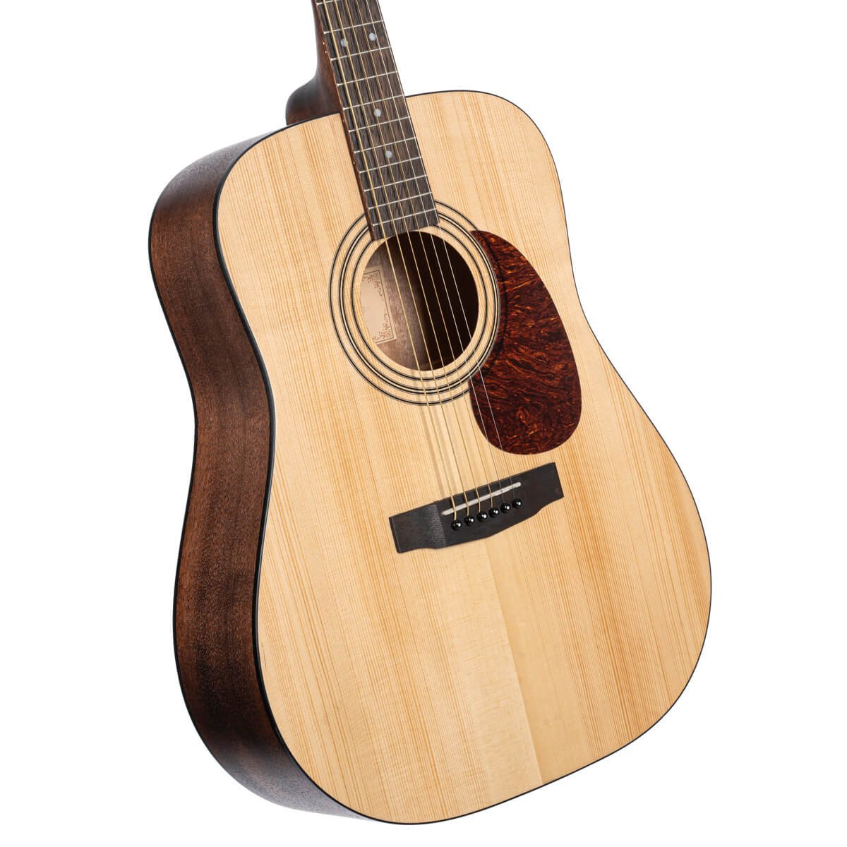 Đàn guitar acoustic Cort Earth Pack màu Open Pore – góc nghiêng 3/4 toàn thân